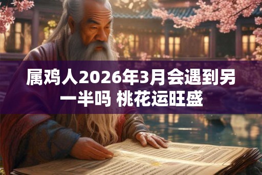 属鸡人2026年3月会遇到另一半吗 桃花运旺盛