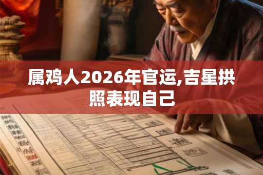 属鸡人2026年官运,吉星拱照表现自己