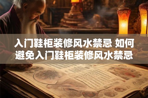 入门鞋柜装修风水禁忌 如何避免入门鞋柜装修风水禁忌