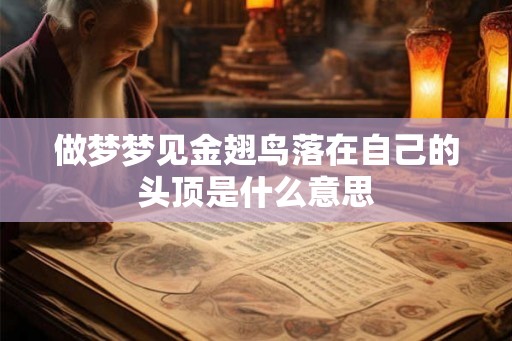 做梦梦见金翅鸟落在自己的头顶是什么意思