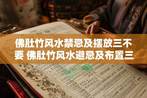 佛肚竹风水禁忌及摆放三不要 佛肚竹风水避忌及布置三忌