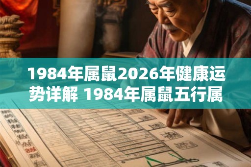 1984年属鼠2026年健康运势详解 1984年属鼠五行属什么