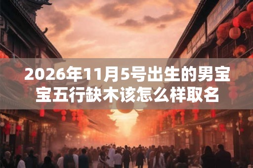 2026年11月5号出生的男宝宝五行缺木该怎么样取名 2026年11月5号出生的男宝宝五行缺木该怎么样取名