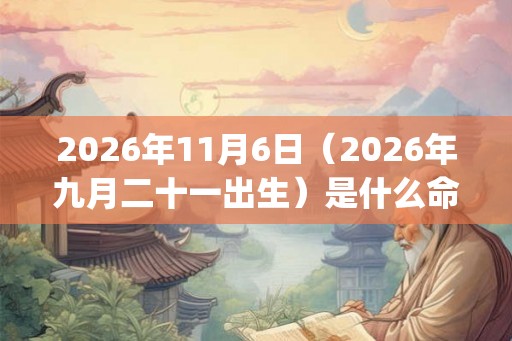 2026年11月6日（2026年九月二十一出生）是什么命_命运如何
