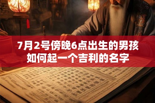 7月2号傍晚6点出生的男孩如何起一个吉利的名字 7月2号傍晚6点出生的男孩如何起一个吉利的名字