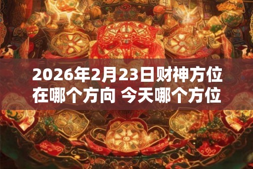 2026年2月23日财神方位在哪个方向 今天哪个方位财运好