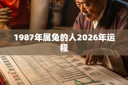 1987年属兔的人2026年运程
