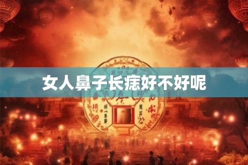 女人鼻子长痣好不好呢