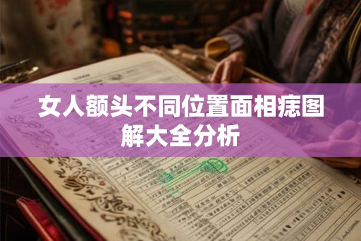 女人额头不同位置面相痣图解大全分析