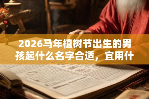 2026马年植树节出生的男孩起什么名字合适，宜用什么字
