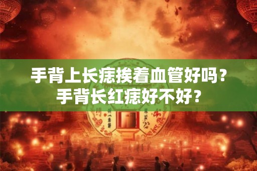 手背上长痣挨着血管好吗？手背长红痣好不好？