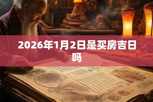 2026年1月2日是买房吉日吗