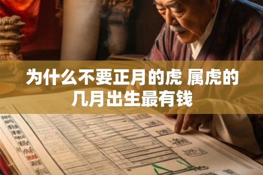 为什么不要正月的虎 属虎的几月出生最有钱 为什么不要正月的虎 属虎的几月出生最有钱