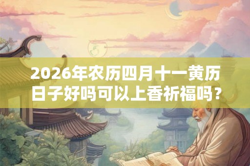 2026年农历四月十一黄历日子好吗可以上香祈福吗？