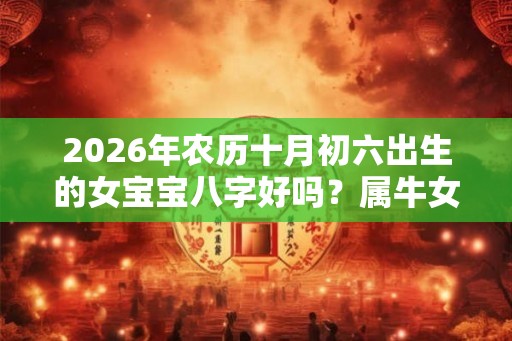 2026年农历十月初六出生的女宝宝八字好吗？属牛女孩取名大全