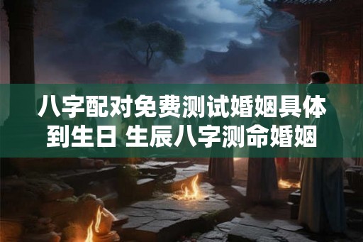 八字配对免费测试婚姻具体到生日 生辰八字测命婚姻日子