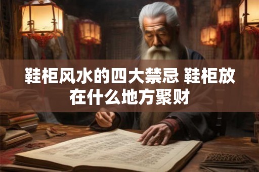 鞋柜风水的四大禁忌 鞋柜放在什么地方聚财