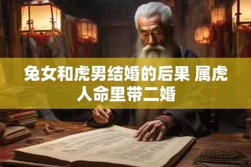 兔女和虎男结婚的后果 属虎人命里带二婚