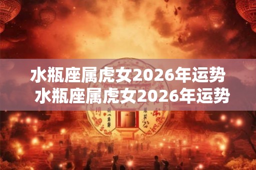 水瓶座属虎女2026年运势  水瓶座属虎女2026年运势