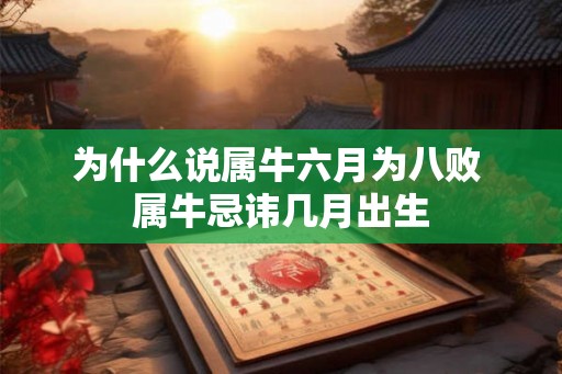 为什么说属牛六月为八败 属牛忌讳几月出生