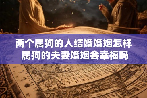 两个属狗的人结婚婚姻怎样 属狗的夫妻婚姻会幸福吗