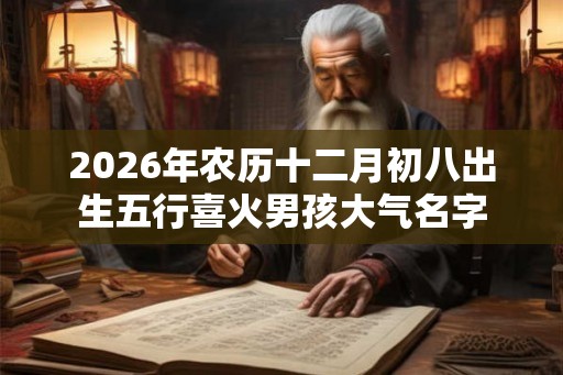 2026年农历十二月初八出生五行喜火男孩大气名字 2026年农历十二月初八出生五行喜火男孩大气名字