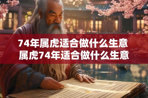 74年属虎适合做什么生意 属虎74年适合做什么生意