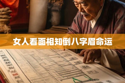 女人看面相知倒八字眉命运