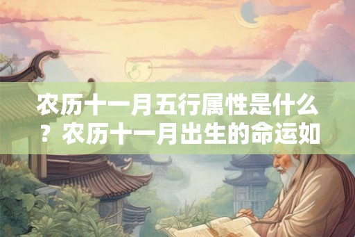 农历十一月五行属性是什么?农历十一月出生的命运如何? 农历十一月五行属性是什么?农历十一月出生的命运如何?