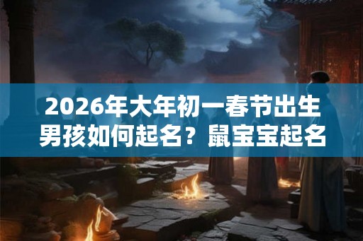 2026年大年初一春节出生男孩如何起名？鼠宝宝起名宜用字？
