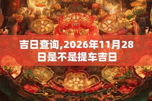 吉日查询,2026年11月28日是不是提车吉日