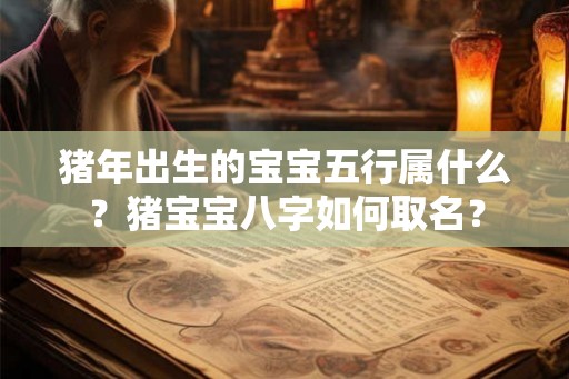 猪年出生的宝宝五行属什么？猪宝宝八字如何取名？