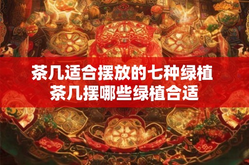 茶几适合摆放的七种绿植 茶几摆哪些绿植合适