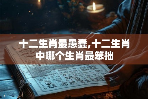 十二生肖最愚蠢,十二生肖中哪个生肖最笨拙