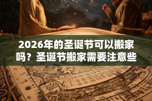 2026年的圣诞节可以搬家吗？圣诞节搬家需要注意些什么？