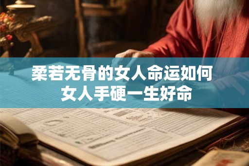 柔若无骨的女人命运如何  女人手硬一生好命