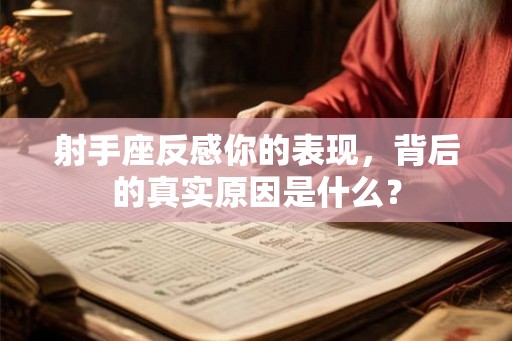 射手座反感你的表现,背后的真实原因是什么? 射手座反感你的表现,背后的真实原因是什么?