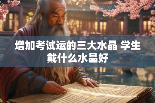 增加考试运的三大水晶 学生戴什么水晶好