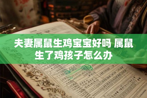 夫妻属鼠生鸡宝宝好吗 属鼠生了鸡孩子怎么办
