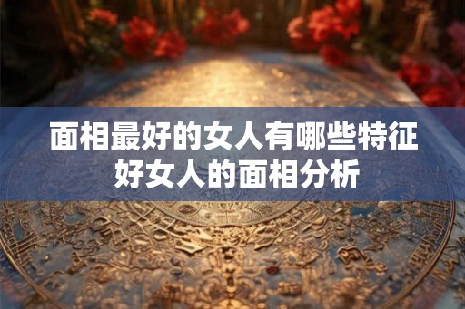 面相最好的女人有哪些特征 好女人的面相分析