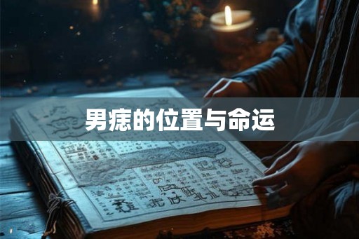 男痣的位置与命运