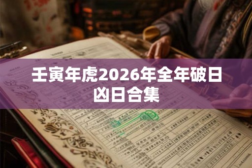 壬寅年虎2026年全年破日凶日合集