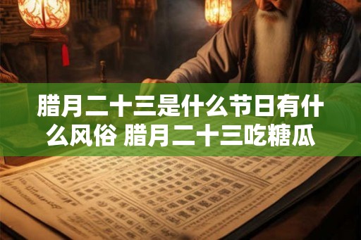 腊月二十三是什么节日有什么风俗 腊月二十三吃糖瓜的寓意
