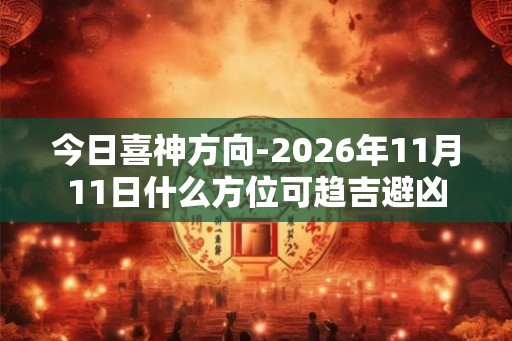 今日喜神方向-2026年11月11日什么方位可趋吉避凶