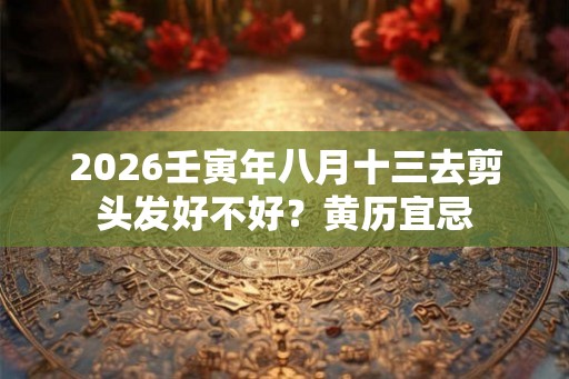 2026壬寅年八月十三去剪头发好不好？黄历宜忌