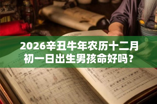 2026辛丑牛年农历十二月初一日出生男孩命好吗？