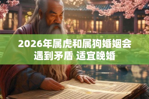 2026年属虎和属狗婚姻会遇到矛盾 适宜晚婚 2026年属虎和属狗婚姻会遇到矛盾 适宜晚婚