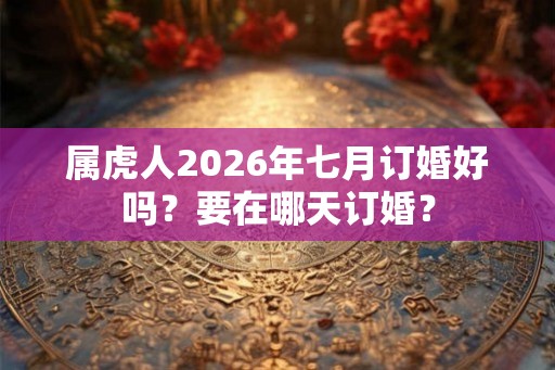 属虎人2026年七月订婚好吗？要在哪天订婚？