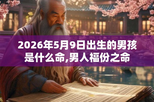 2026年5月9日出生的男孩是什么命,男人福份之命 2026年5月9日出生的男孩是什么命,男人福份之命