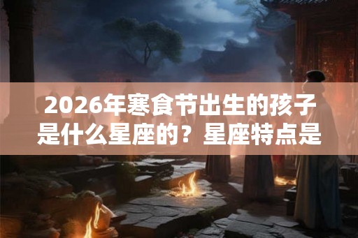 2026年寒食节出生的孩子是什么星座的？星座特点是什么？